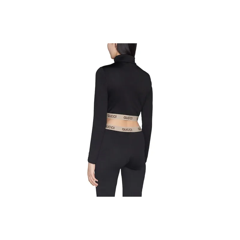 GUCCI X The North Face Cropped Top Black-1