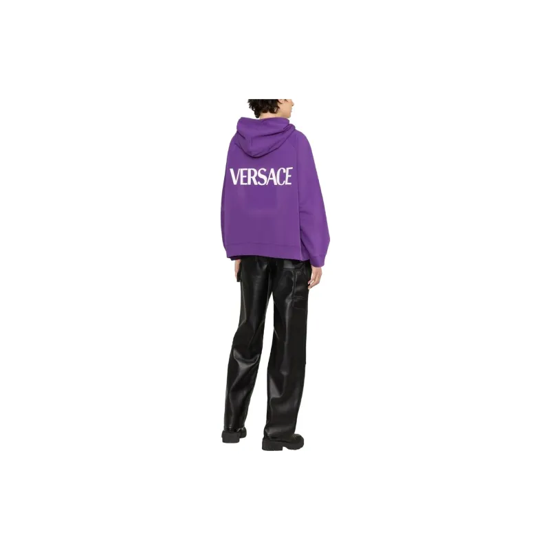 VERSACE SS23 Sweatshirt Women's Dark Purple-1
