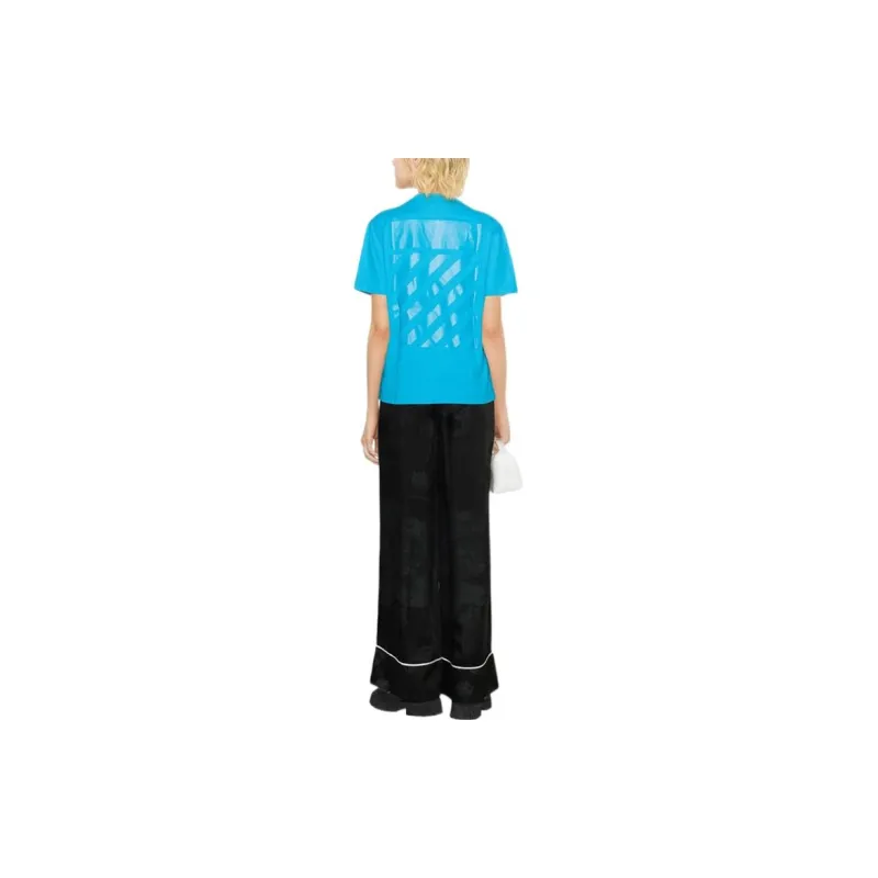 OFF WHITE Diagonal Striped Crewneck T Shirt-2