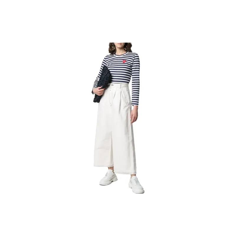 CDG Play T-Shirts Women's Blue-1
