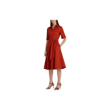 Polo Ralph Lauren Short Sleeved Dress Women's Red