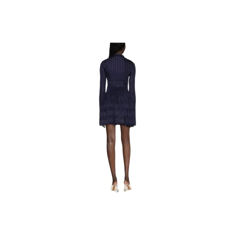 Alaia Long Sleeved Knitted Cropped Cardigan-3