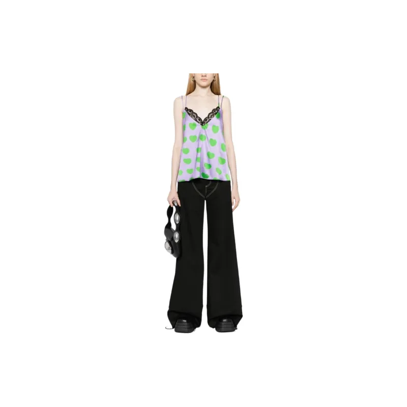 NATASHA ZINKO Heart print Cami Top-1