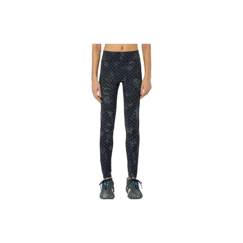 DIESEL SPORTS Knitted Sweatpants Women's Black-2