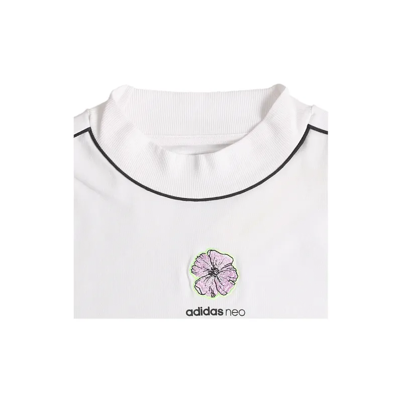Adidas Neo Short Sleeved Dresses Women's White-5