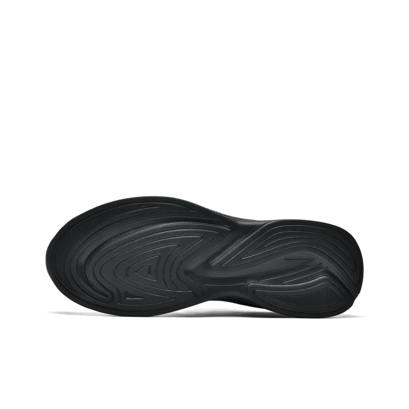 Binary Low Top Running Shoes Men's Black Gold-4