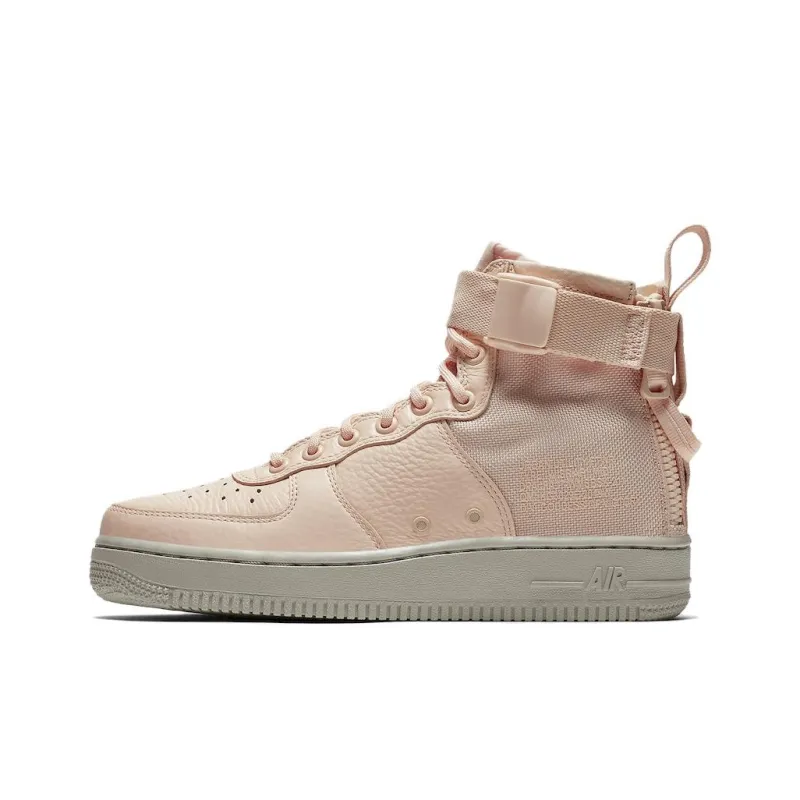 Nike Sf Air Force 1 Mid Orange Quartz Women's-0