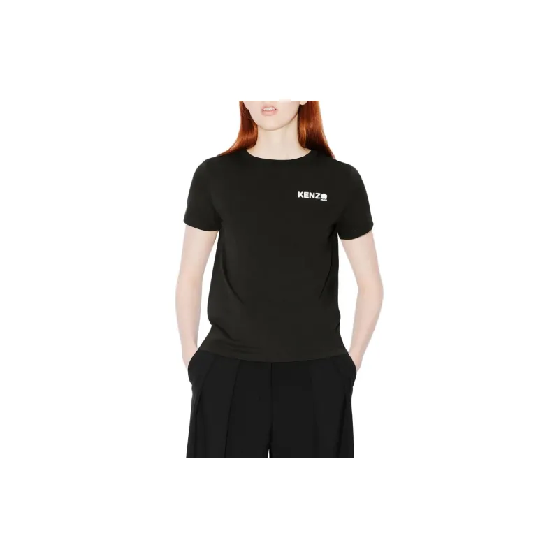 KENZO Logo Printed Crewneck T Shirt-3