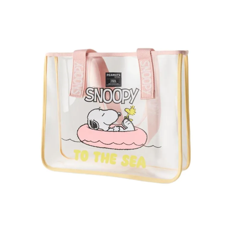 ZARA SNOOPY Polyester Tote Bag Shopping Bag Handbag Shoulder Bag Kids' Transparent-1