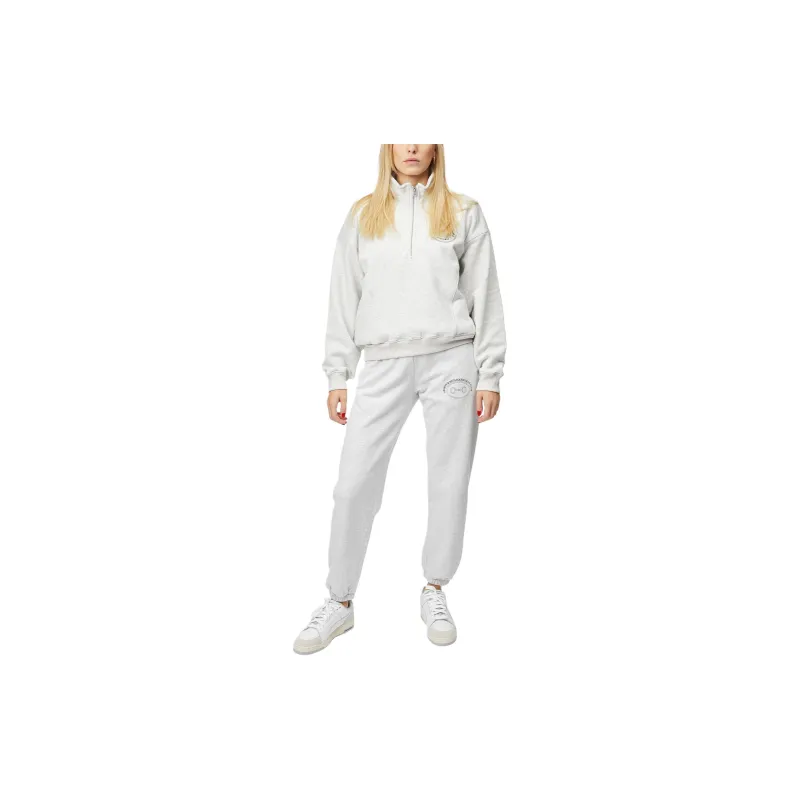 SPORTY & RICH Connecticut Crest Cotton Sweatshirt-2