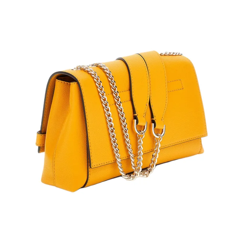 GUESS Polyurethane Handbag Shoulder Bag Crossbody Bag Women's Yellow-1