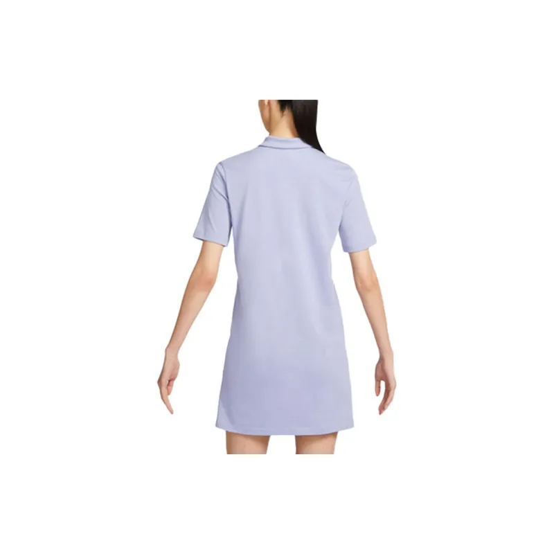 Nike Short Sleeved Dress Women's Mist Gray Blue-3