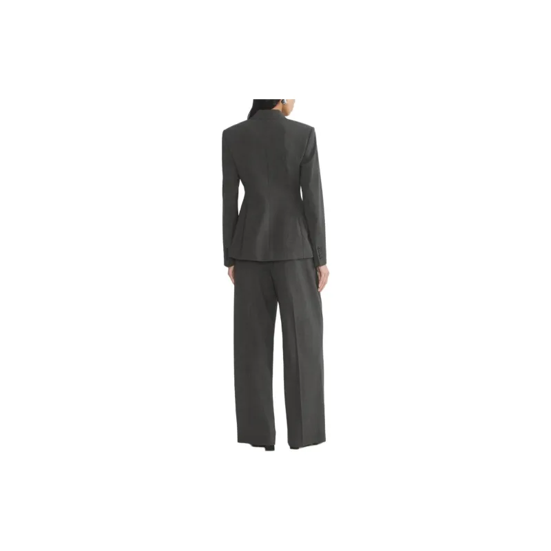 ARITZIA FW24 Babaton Intelligence Blazer Business Suit Women's Heather Charcoal/Stone Phoebe Zhennan Charcoal-3