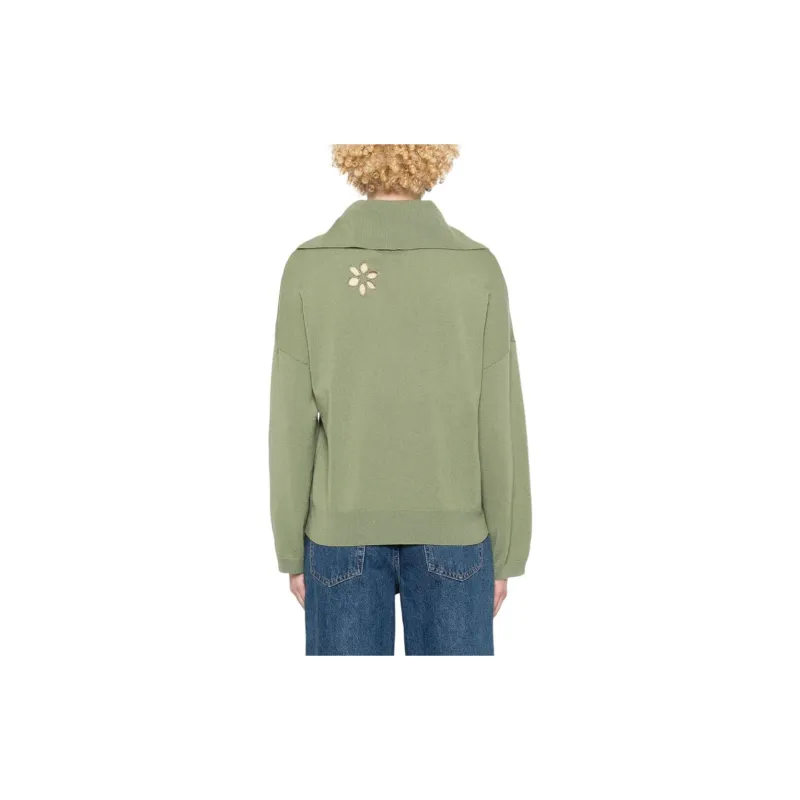 MAX&MOI Knitwear Women's Olive Green-2