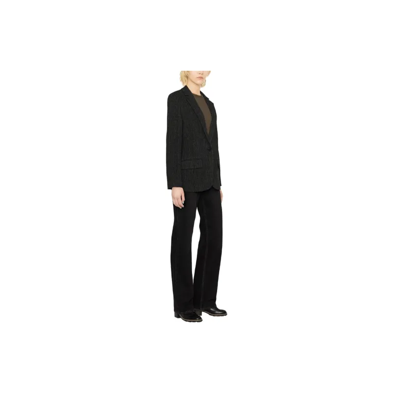 ISABEL MARANT ETOILE Charlyne Single-breasted Blazer-3