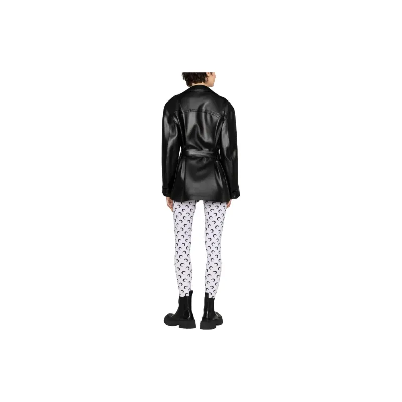 Marine Serre Moon Printed Skinny-Cut Leggings-2