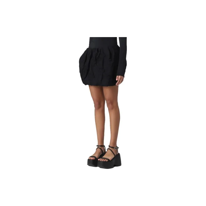 SportMax Floral Patterned Mini Balloon Skirt-3