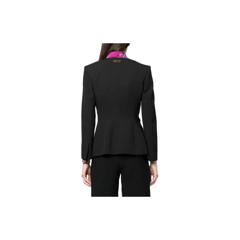 VERSACE JEANS COUTURE Single Breasted Cut Out Tailored Blazer-2