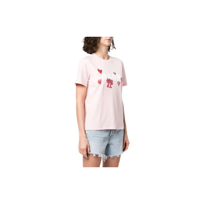 MSGM T Shirts Women's Pink-3
