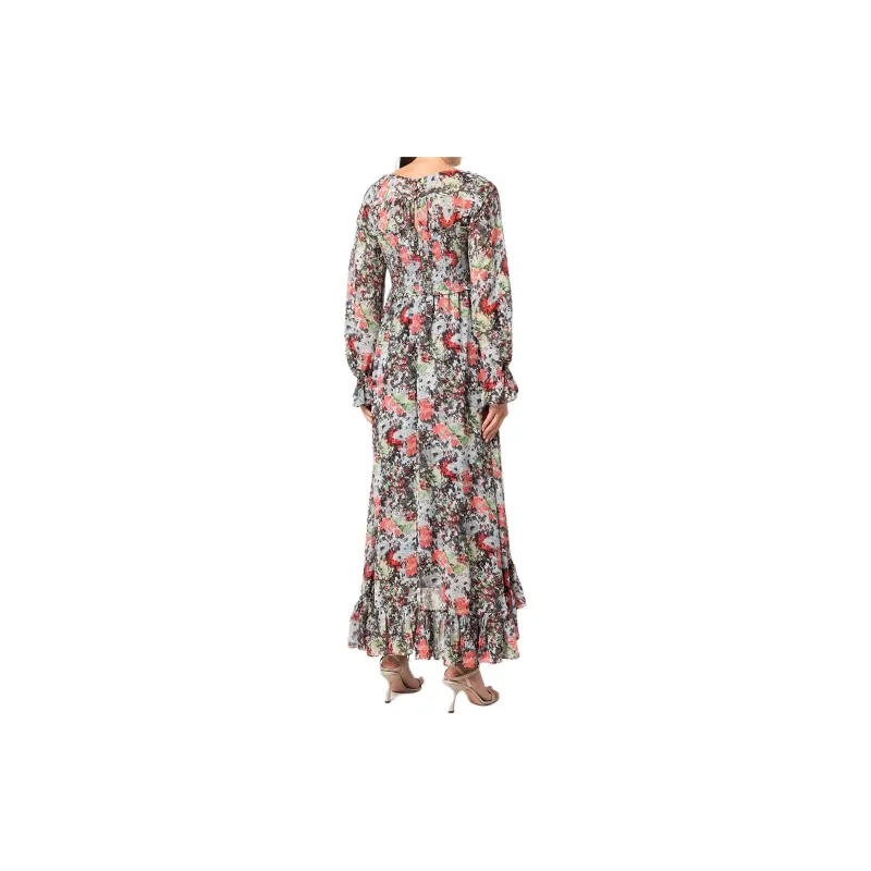 Cinq A Sept Leigh Floral print Ruffle Maxi Dress-2