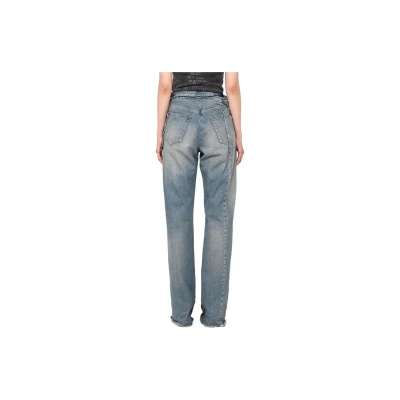 Maison Mihara Yasuhiro Panelled Straight Leg Jeans-3