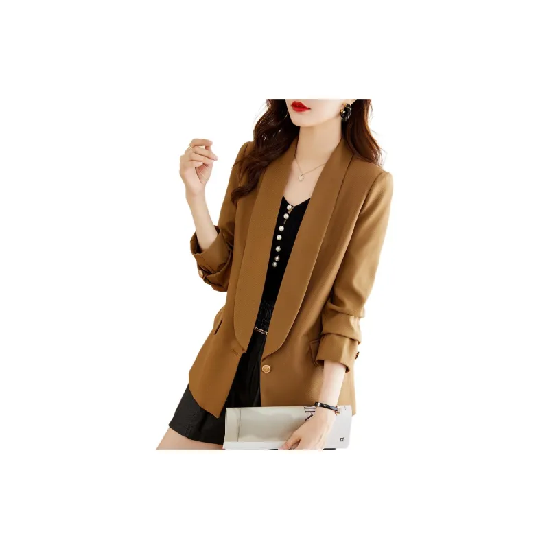 TERRE BLEUE Business Suit Women's Khaki-2