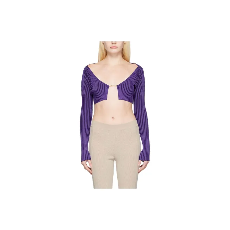 Jacquemus La Maille Pralu Longue 'Purple'-1