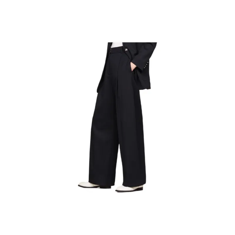 Tommy Hilfiger FW24 Casual Pants Women's Navy Blue-3