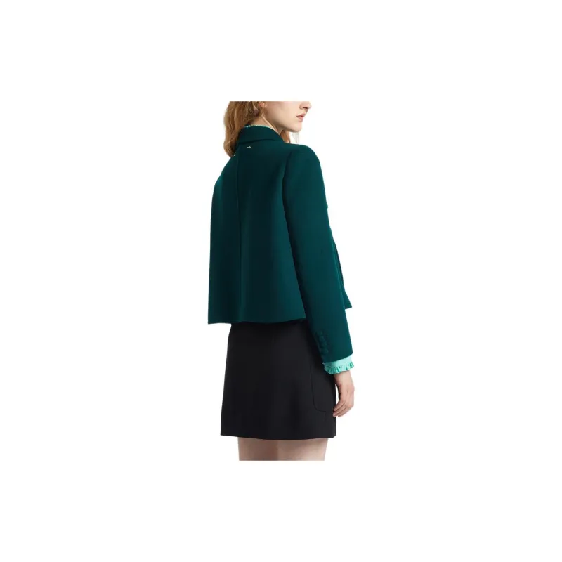 CARVEN Coats Women's Dark Green-4