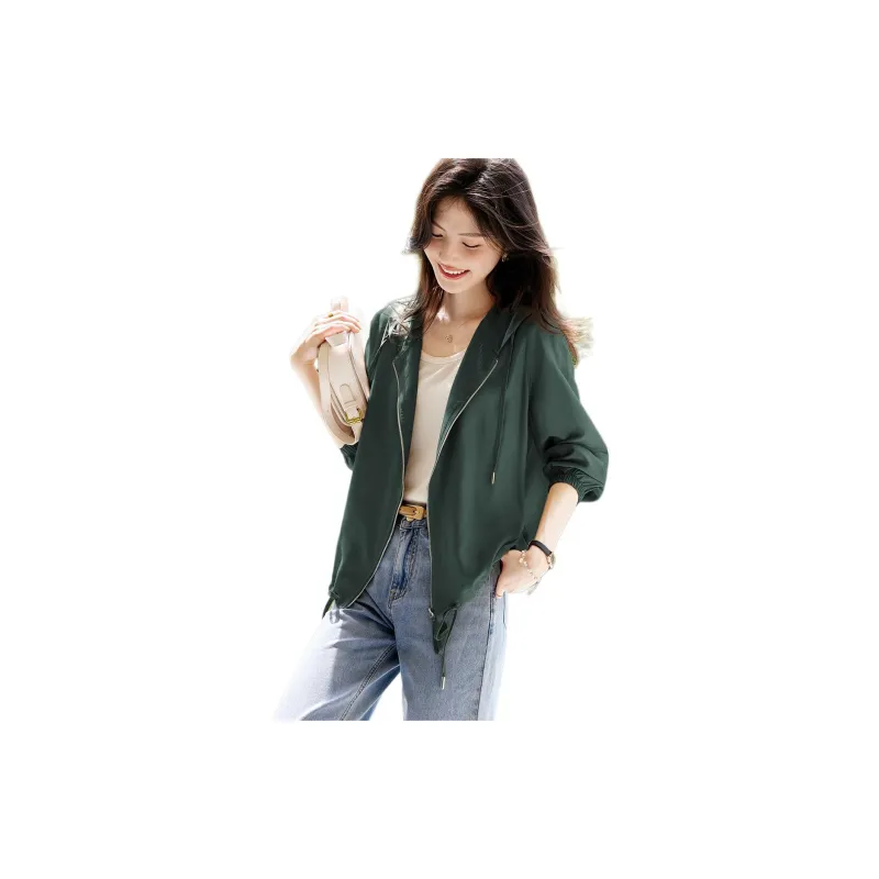 XWI Jackets Coats Women's Peacock Green-1