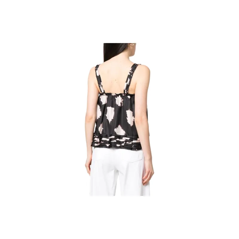 Ulla Johnson Sera Prismatic Shape print Silk Top-1
