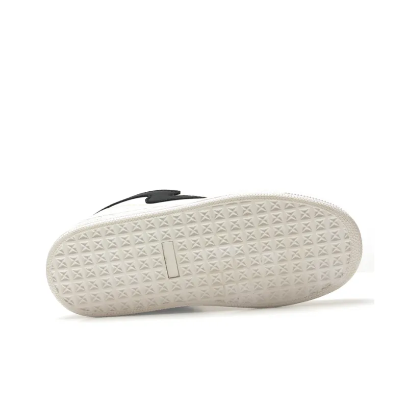 STUR YSN Wear resistant And Lightweight Low Top Skateboard Shoes Unisex White Black-6