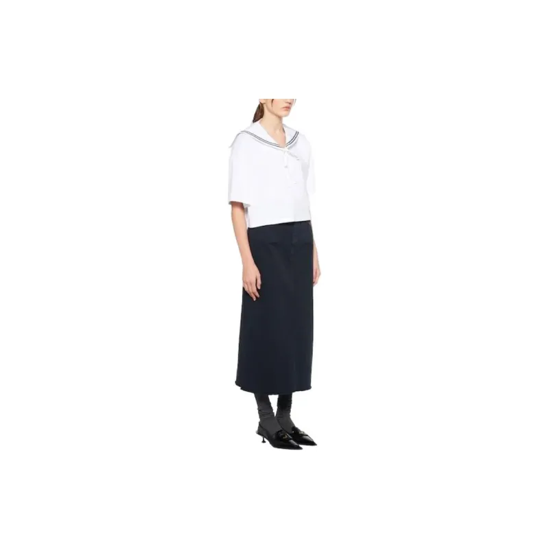 MIU MIU SS23 Crop Top Women's White-3