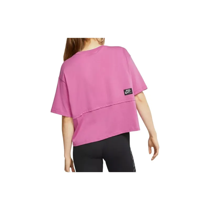 Nike Crop Tops Women's Pink-5