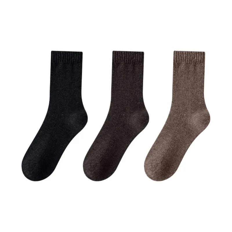 AOKANG Mid Calf Socks Men's 3 Pack-0
