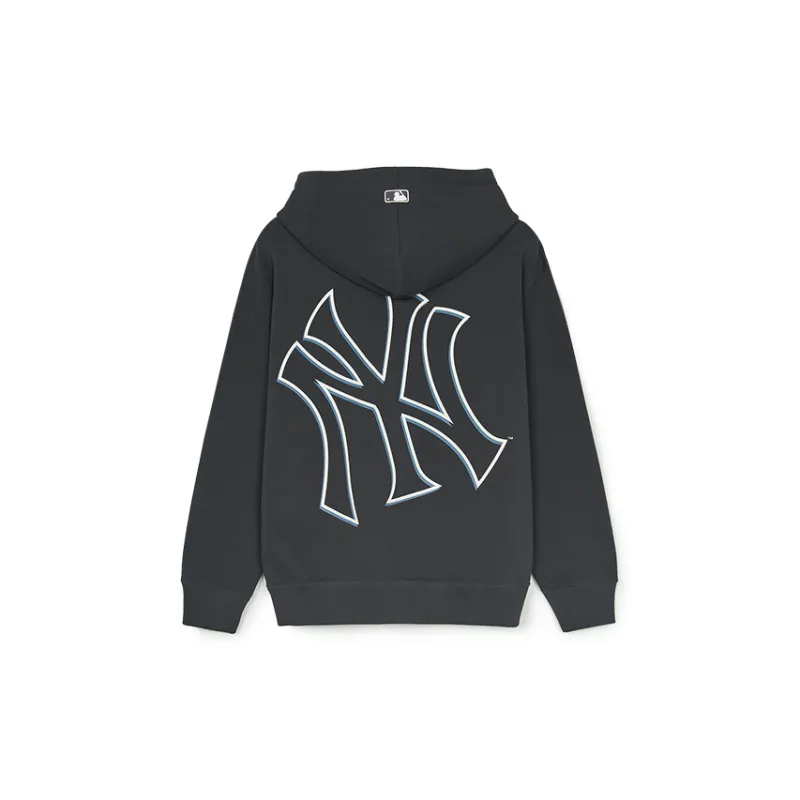 MLB New York Yankees Sweatshirt Unisex Charcoal Gray-1