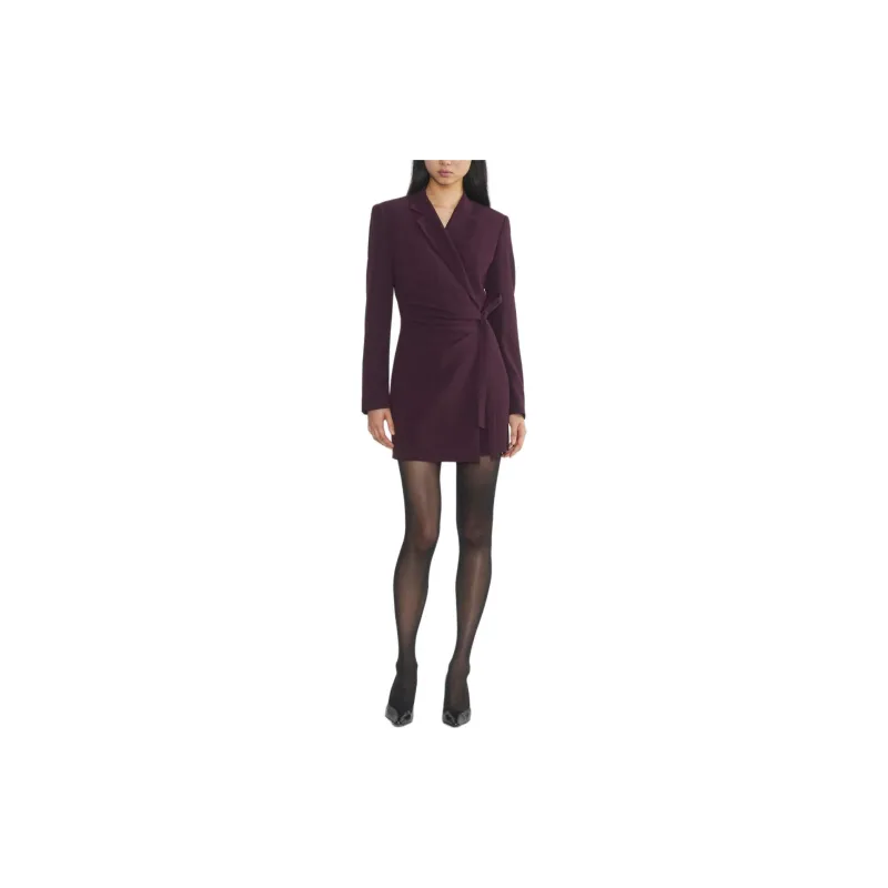 ARITZIA Babaton Pavillion Dress Long-Sleeved Dresses Women's Noble/Noble Purple-2