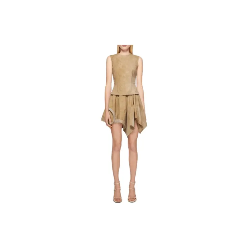 Acne Studios SS24 Sleeveless Dress Women's Cool Beige-1