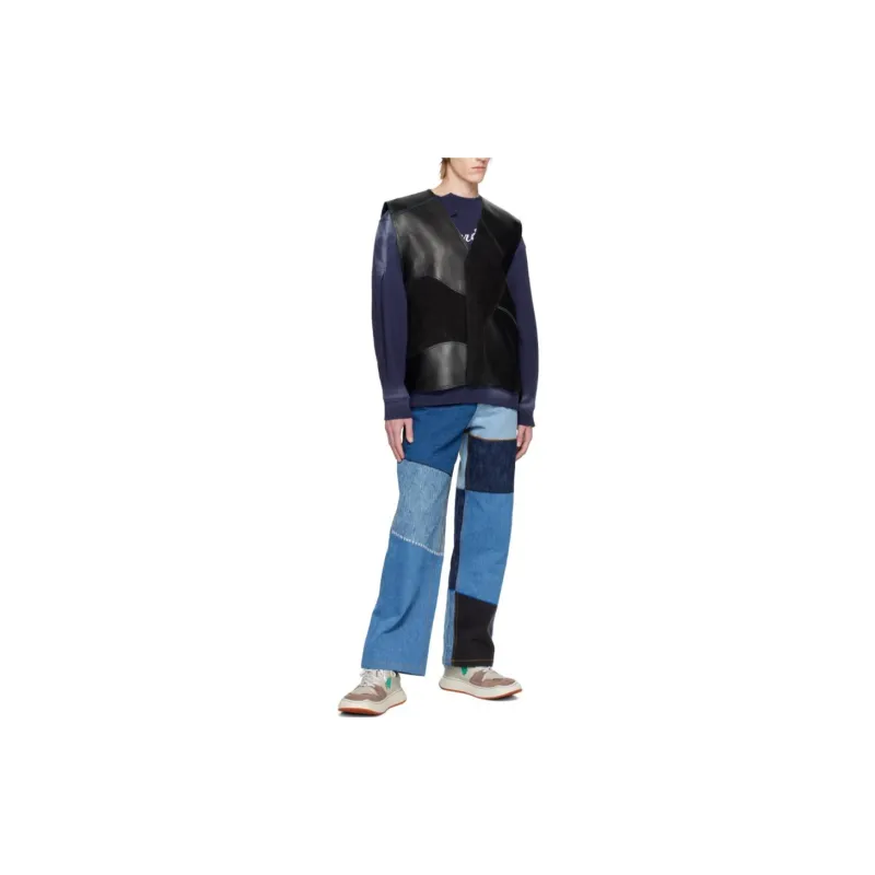 ADER ERROR ADER ERROR Through Editism Series Jeans Women's Blue-3