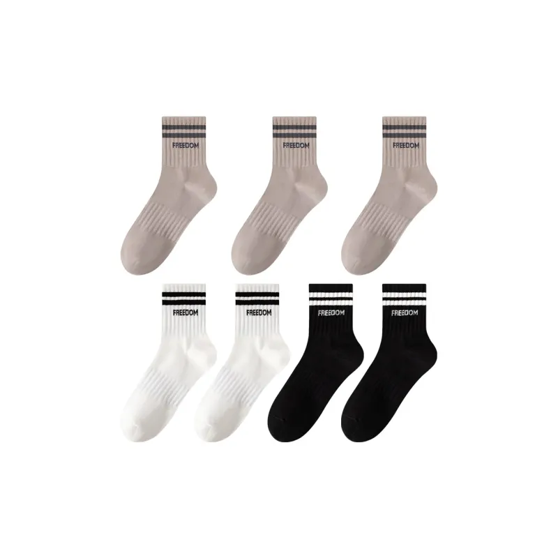 MIIOW Trend Party Series Mid Calf Socks Unisex 7 Pack-1