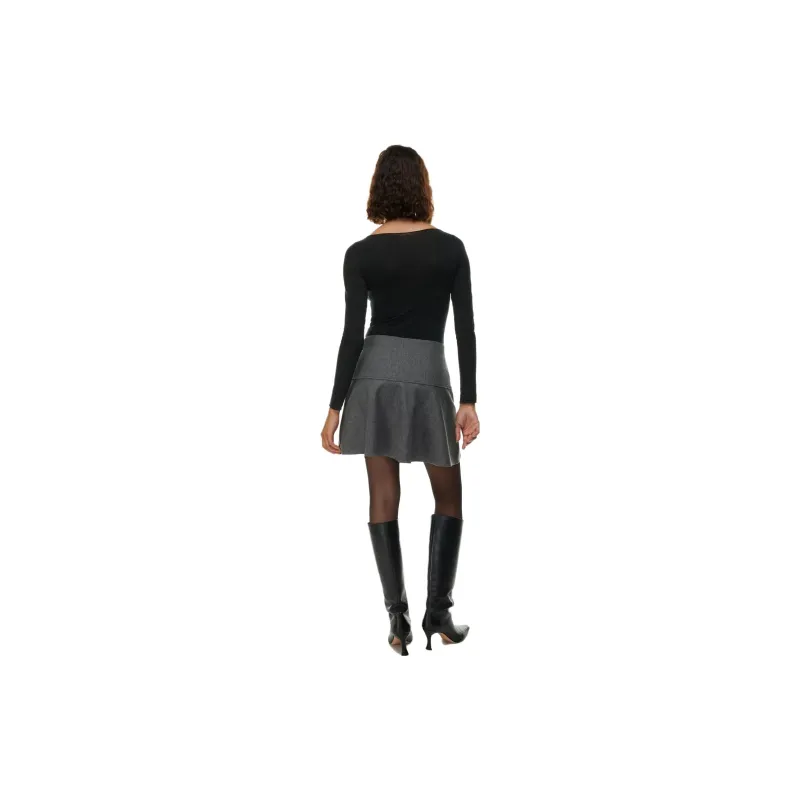 ARITZIA Wilfred Clove Skirt Casual Short Skirts Women's Heather Dark Grey/Heather Dark Gray-2