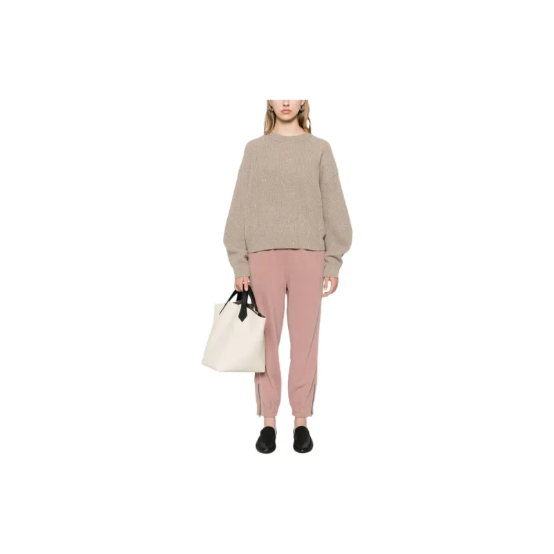 Brunello Cucinelli Sequin Embellished Knitted Jumper-1