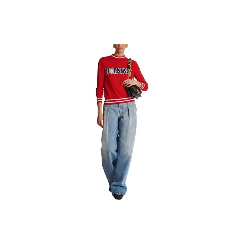 BALMAIN Strawberry Print Jumper-3