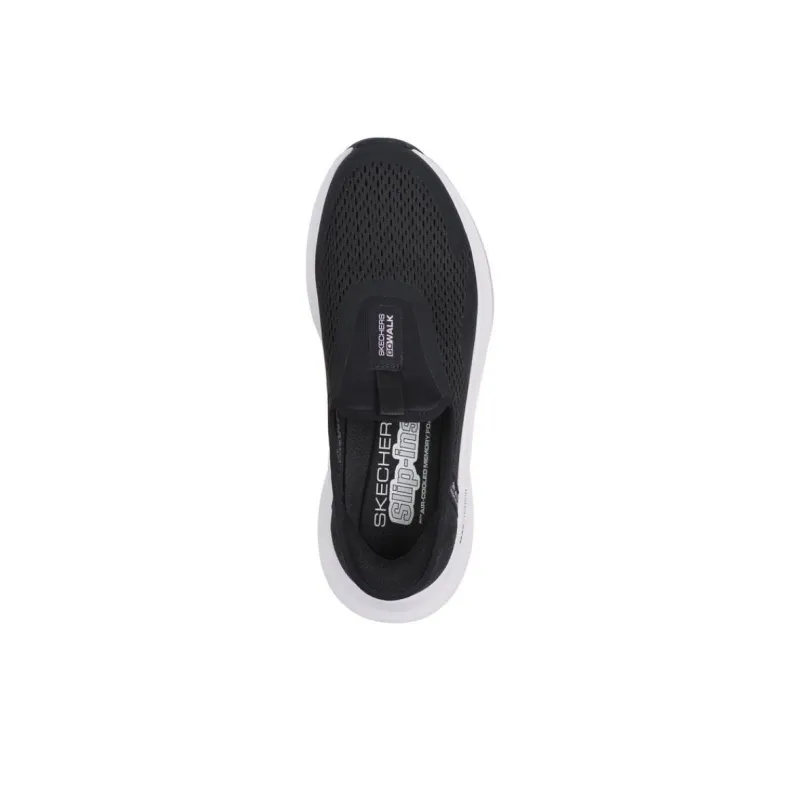 Skechers GO WALK Ma Slip-Resistant Breathable Low-Top Casual Shoes Women's Black White-2
