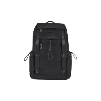 SAMSONITE Synthetic Leather Backpack Men's Black