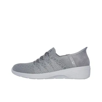 Skechers Arya Anti Slip Wear Resistant Low Top Casual Shoes Women's Gray