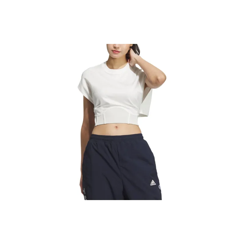 Adidas T Shirt Women's Bright White-1
