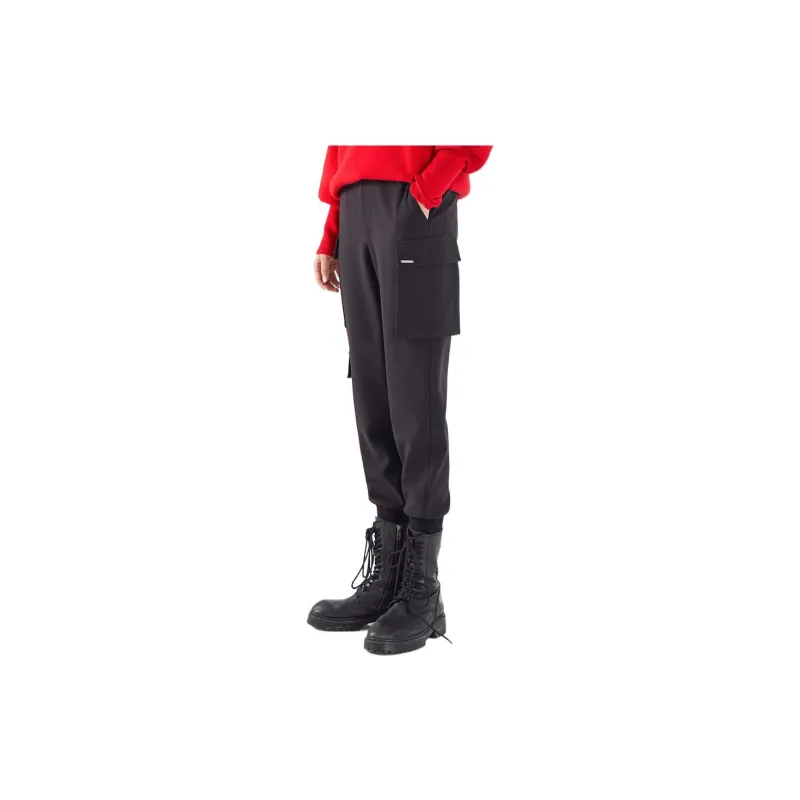 LOFT SHINE Casual Pants Women's Black-3