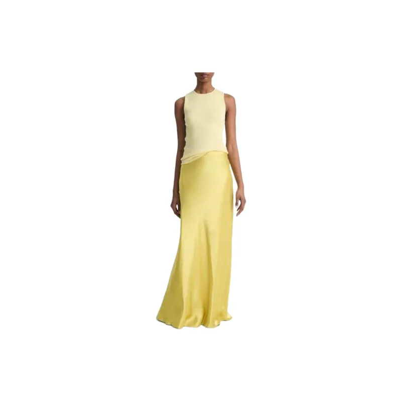 VINCE Ribbed Cotton Tank Top-1