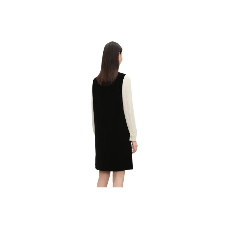 JZ. ANNAKRO Long Sleeved Dresses Women's Plain Black-1
